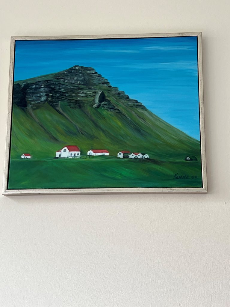 Painting of Rauðsdalur