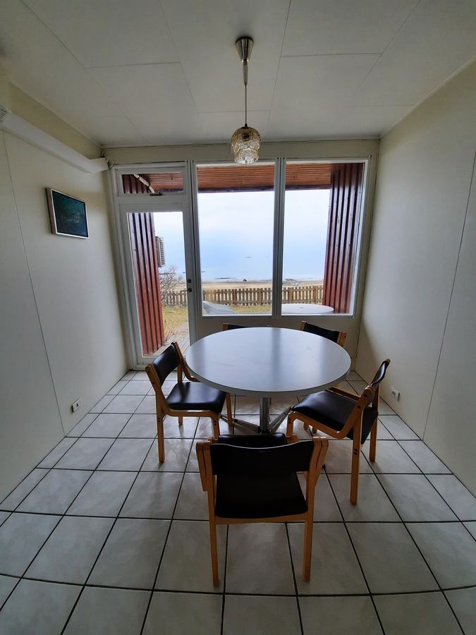 Dining nook by the window