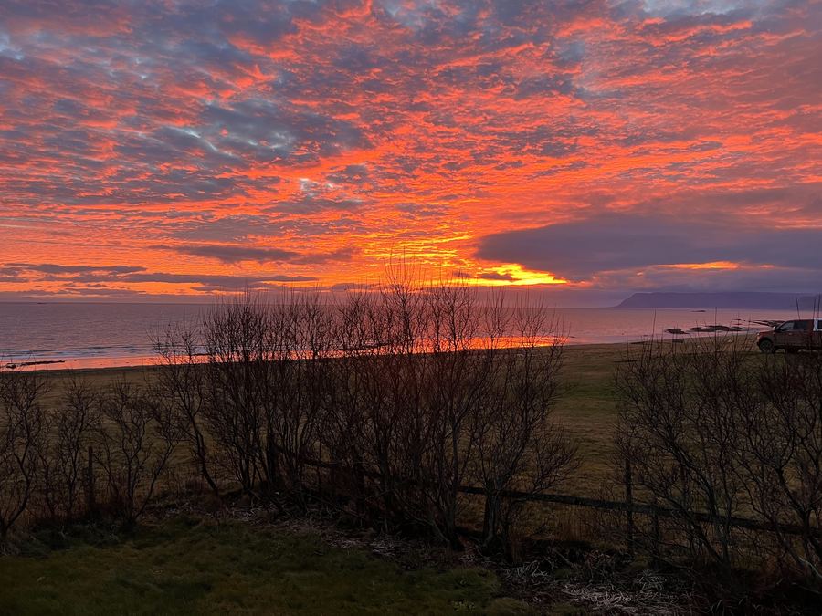 Red sky